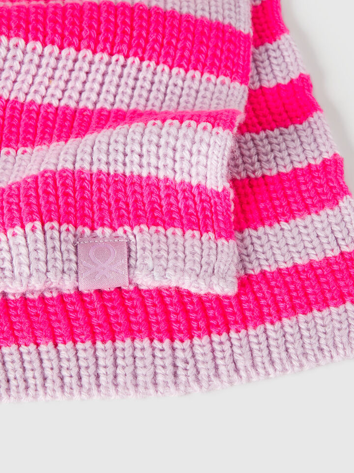 KNITTED SCARF Junior Boy image number 3
